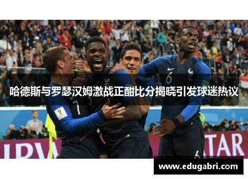 哈德斯与罗瑟汉姆激战正酣比分揭晓引发球迷热议